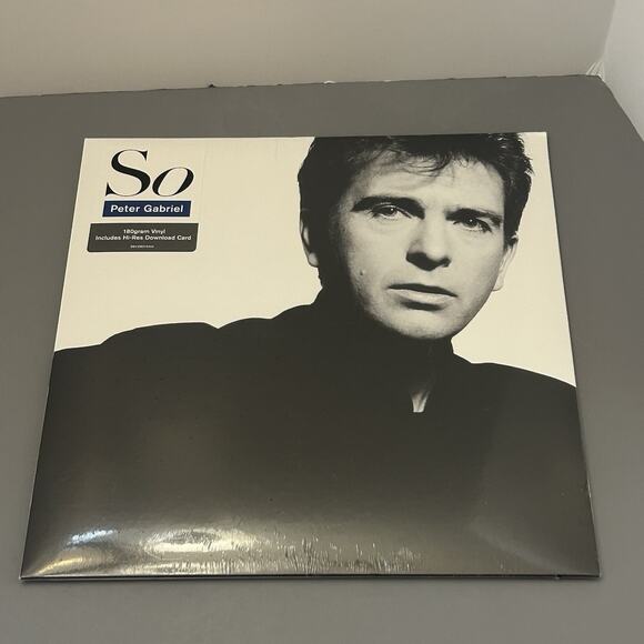 PETER GABRIEL So (180G Vinyl LP) 2024 Real World PGLPR5 Includes Download Card - Picture 1 of 4